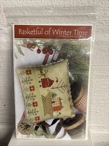 With Thy Needle & Thread BASKETFUL OF WINTER TIME Ctd Cross Stitch Pattern - Picture 1 of 3