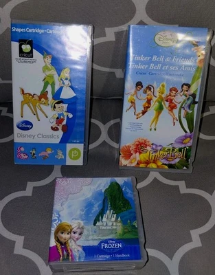 Lote de 3 cartuchos cricut Disney CIB. plus extra (encaje de invierno Foto 1 de 4