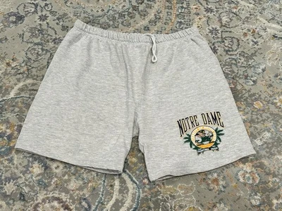 Pantalones Cortos De Colección Años 90 Clásicos Por Tullex Notre Dame Lucha Irlandés Sudadera Gris Talla L EE. UU. Foto 1 de 4