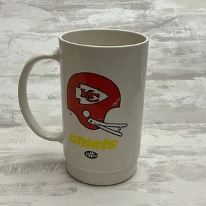 Taza de plástico vintage de los Kansas City Chiefs de los años 70-80 - publicidad sónica y Dr Pepper - Imagen 1 de 2