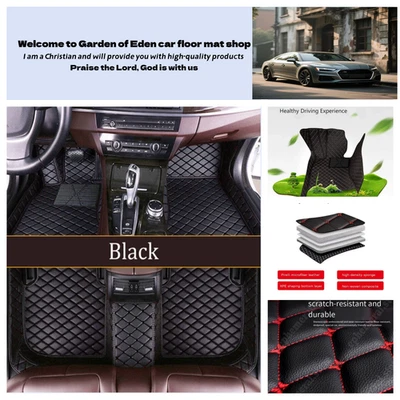For Toyota Prius Car Floor Mats Auto Carpets All Weather Waterproof Foto 1 de 4