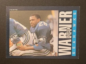 1985 TOPPS FOOTBALL #392 CURT WARNER SEATTLE SEAHAWKS - Picture 1 of 1