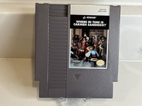 Where in Time is Carmen Sandiego - 1991 NES Nintendo Game - Cart Only - TESTED!