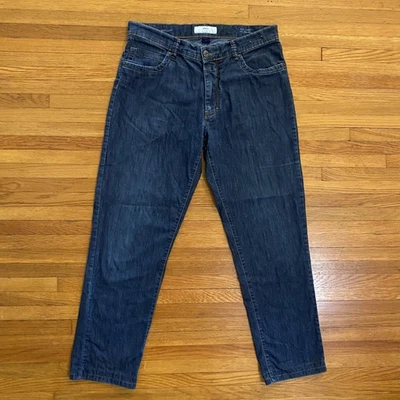 Pantalones de mezclilla ultraligeros Brax Cádiz para hombre azul pierna recta 32x30 5 bolsillos Foto 1 de 4