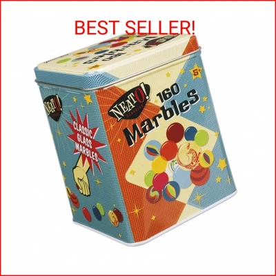 Neato! Toysmith 经典 160 锡盒大理石 - 复古怀旧玻璃 — 第 1/2 张图片