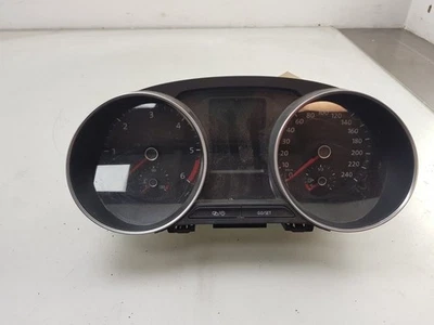 SPEEDOMETER UNIT KMH INSTRUMENT PANEL VOLKSWAGEN POLO V (6R) 2015 6C0920741A - Image 1 of 4