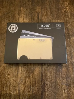 Ridge 2.0 24K Gold Wallet - Limited Edition! 100% Authentic! Free Shipping! - Image 1 of 2