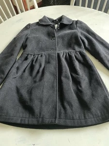Est. 1989 Place. Girls Black Coat. Lined. Dressy. Empire Gathering. Sz L 10-12. - Picture 1 of 5