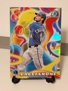 2025 Bowman Chrome Jac Caglianone Melt Mashers Rookie Insert #MM-24 KC Royals - Picture 1 of 4