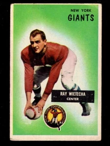 Bowman #24 Ray Wietecha Giants 1955 pobre - Imagen 1 de 2