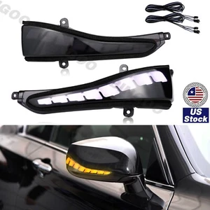 Side Mirror Sequential Blink LED Turn Signal Light For Infiniti Q50 Q70 Q60 QX30 - Picture 1 of 7