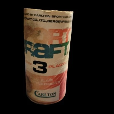 Solo contenedor de volantes de bádminton SportCraft Carlton vintage📦 Foto 1 de 4