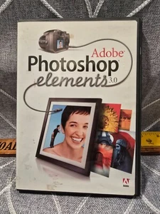 Adobe Photoshop Elements 3.0 PC Software w/ Serial Number & System Recovery Vist - Photo 1/5