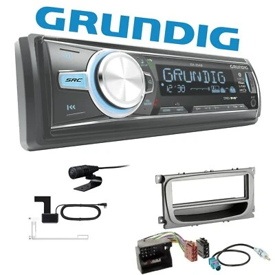 Grundig 1 DIN Autoradio Bluetooth DAB+USB AUX für Ford Focus II Facelift silber - Bild 1 von 4