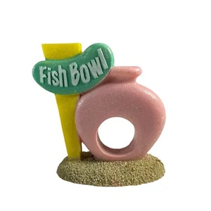 Top Fin Fish Bowl Fish Tank Aquarium Ornament Aquatic Decor 3” x 2.5” New - Picture 1 of 5