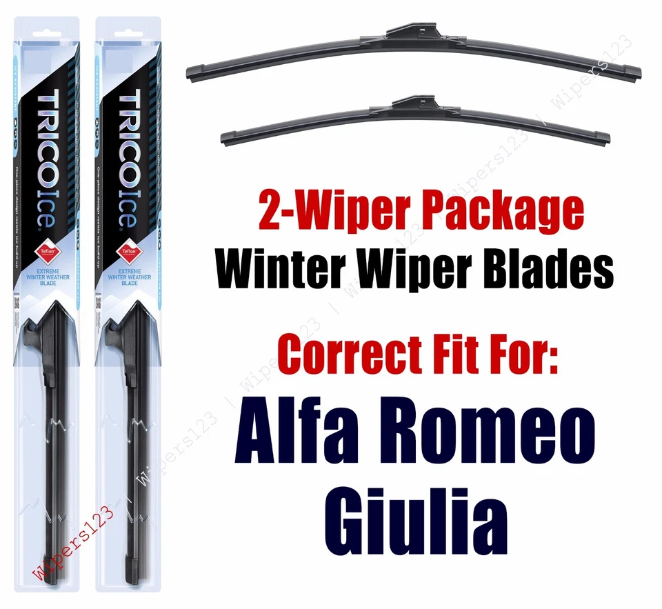 WINTER Wipers 2pk Super-Premium fits 2017+ Alfa Romeo Giulia 35240/180 - Image 1 of 1