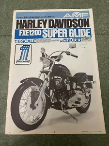 TAMIYA 1/6 HARLEY DAVIDSON FXE1200 SUPER GLIDE INSTRUCTION MANUAL - Picture 1 of 3