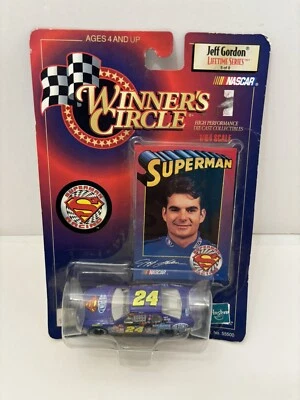 Jeff Gordon #24 Superman Lifetime Ser Winner's Circle Chevy Diecast 1/64 OS Foto 1 de 4