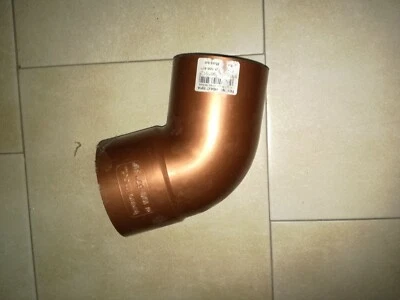 CURVA IN PVC COLOR RAME ROSSO 67° DIAMETRO 100 mm. - Immagine 1 di 2