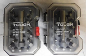 Hyper Tough 22 Piece Impact Rated Bit Set-2 Pack - Picture 1 of 3