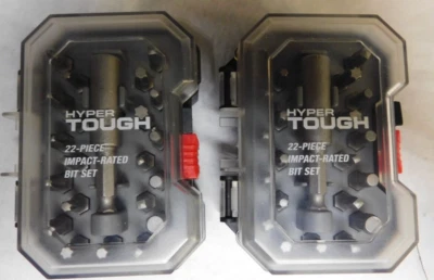 Hyper Tough 22 Piece Impact Rated Bit Set-2 Pack - Image 1 of 3