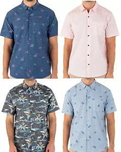 Hurley Herren One and Only Lido Stretch Hawaii Button Down Kurzarm Hemd - Bild 1 von 22