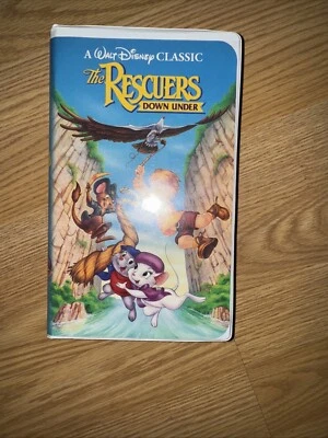 A Walt Disney Classic The Rescuers Down Under, Black Diamond Edition VHS 1142 - Image 1 of 4
