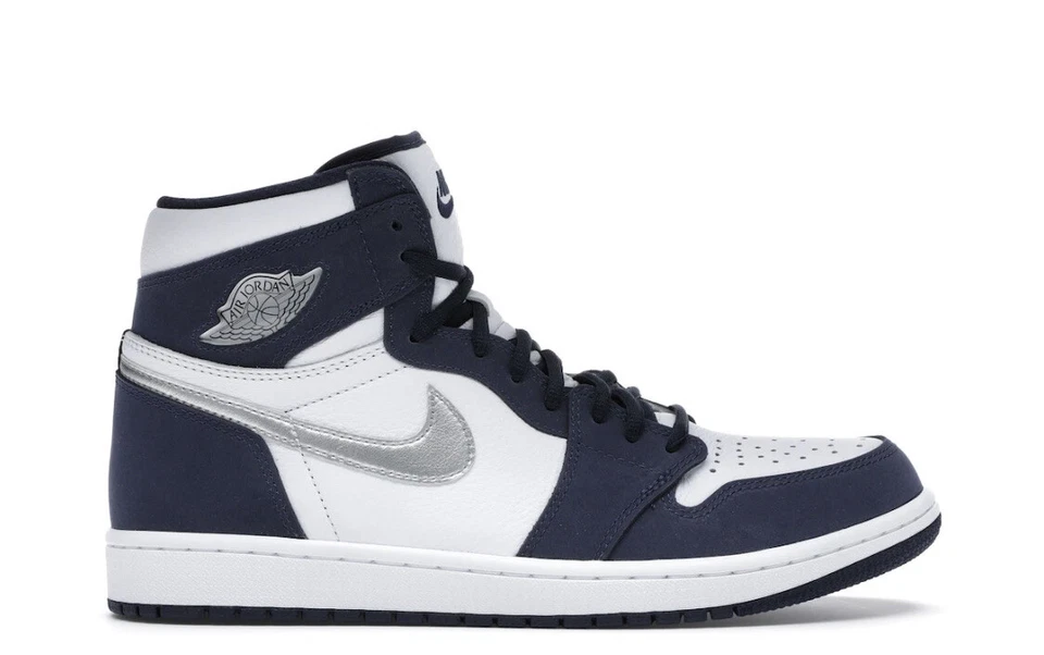Nuevo Auténtico Air Jordan 1 Retro Alto OG CO JP MIDNIGHT NAVY 2020 Talla 9.5 Foto 1 de 1