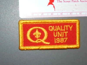 Boy Scout 1987 Unidad de Calidad 0818P - Imagen 1 de 1