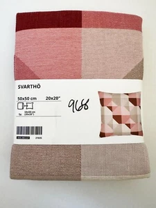Ikea SVARTHO Pillow cushion cover pink/beige 20x20 " 005.083.67 - NEW - Picture 1 of 2