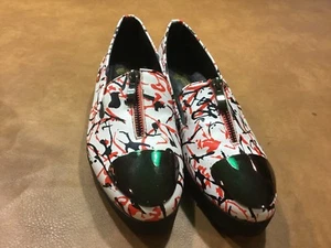 Mocassini donna nero Swan taglia 7 multicolore ambrosa nuovi - Foto 1 di 7