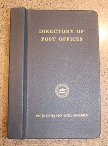 Vintage July 1962 Hardcover "Directory of Post Offices" Book - Picture 1 of 9