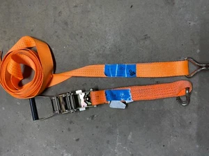 Spanngurt mit Ratsche und Haken 5m 2000 kg 2t Zurrgurte TÜV GS zweiteilig - Bild 1 von 7