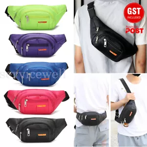 Running Travel Bum Bag Belt Waist Bags Money Wallet Sports Pouch Waterproof - Picture 1 of 15