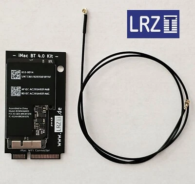 TOP! Apple iMac 2009-2011 WLAN Wifi AC Bluetooth 4.0 4.2 kit - HZL6000 Plug&Play - Bild 1 von 3