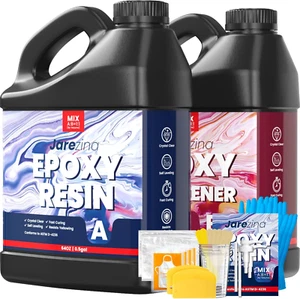 1 Gallon Epoxy Resin Kit,Crystal Clear Epoxy Resin -Strong and No Bubble,Not Yel - Picture 1 of 12