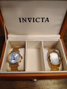 Invicta watches in case 100 meter swiss movement all stainless steel Sapphire - Picture 1 of 6
