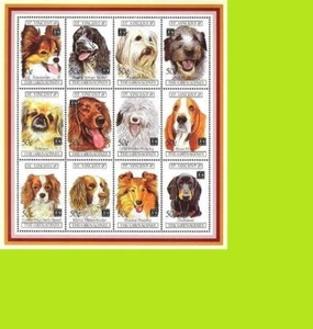 St Vincent 1994 - Year of The Dog - Animals - Souvenir Sheet - MNH - Picture 1 of 1