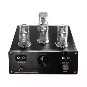 Pure Tube MM Phono Stage Amplifier per Giradischi in Vinile Bluetooth Hi-Fi - Foto 1 di 8