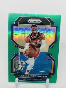 2021-22 Prizm NBA #55 Russell Westbrook LA Lakers Green Prizm - Picture 1 of 2