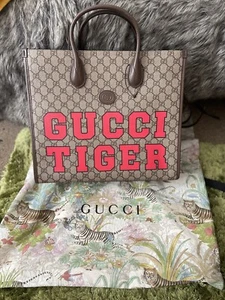 Gucci Tiger GG BAG TOTE BAG - Picture 1 of 9