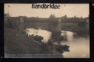 Chester le Street, The New Lumley Bridge Boat House - postal fotográfica real - Imagen 1 de 1