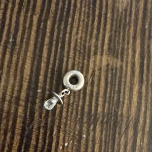Retired, Authentic Pandora sterling silver, crystal pacifier charm #791890cz - Picture 1 of 6
