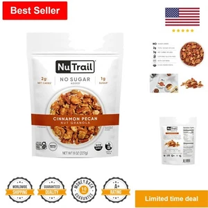 Nut Granola - Cinnamon Pecan, No Sugar Added, Gluten Free, Keto - On-the-Go - 8 - Picture 1 of 11