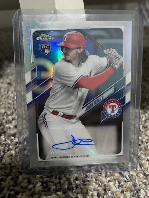 2021 Topps Chrome Update Series - Target Chrome Autographs #CUSA-JHE Jonah Heim - Image 1 of 2