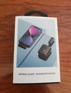 GOUPRAYEE 2 Pack Wireless Lavalier Microphone for iPhone iPad with Charging Case - Picture 1 of 17