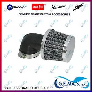 RACING Luftfilter 90° gebogen Ansaugkegel UNIVERSAL Roller Motorrad 35mm - Bild 1 von 1
