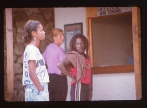 Vintage 35mm Photo Slide Jamaica Discovery Bay Ricks - Picture 1 of 1