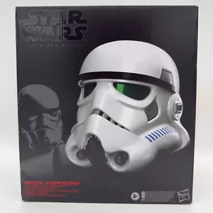 Star Wars Black Series Imperial Stormtrooper Electronic Helmet NIB Free Shipping - Picture 1 of 6