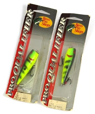 Bass Pro Shops Pro Qualifier Z-Pop приманки из старых запасов в упаковках, лот из 2, читайте - Изображение 1 из 4